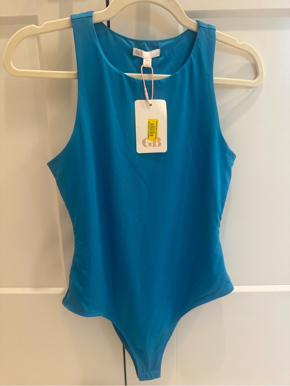 Gianni Bini Turquoise One-Piece Scoop-Back Swimwear